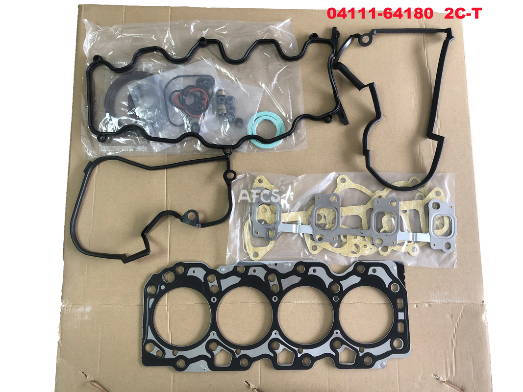 ISO9001 Full Gasket Set 2C 04111-64180 04111-64050 0411164162 For Toyota Camry Saloon